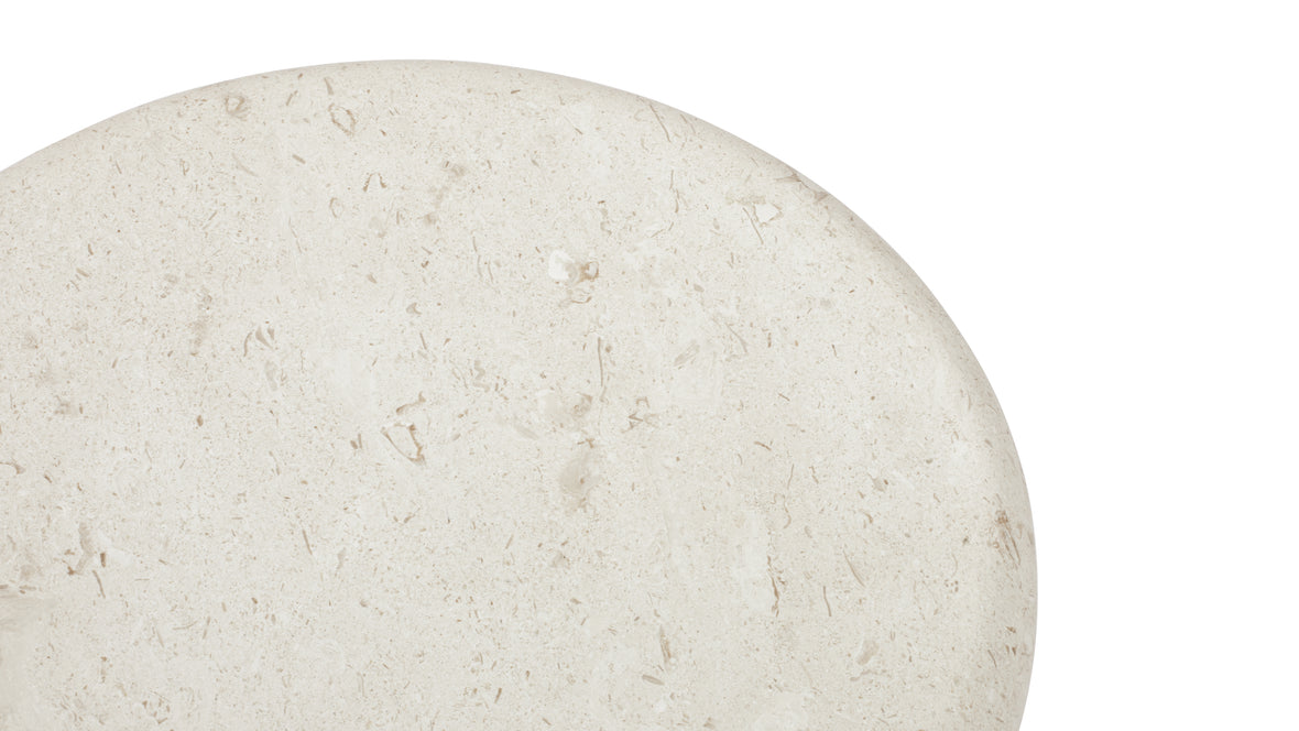 Valencia - Valencia Side Table, Limestone