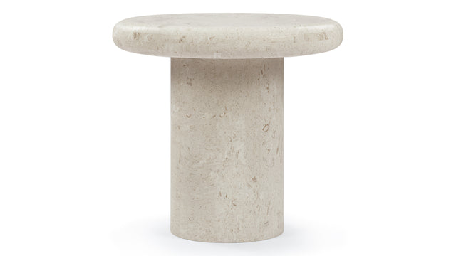 Valencia - Valencia Side Table, Limestone