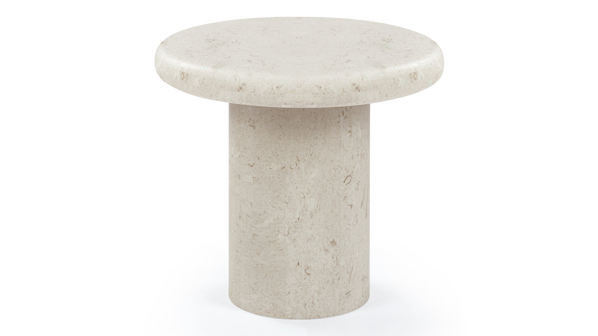 Valencia - Valencia Side Table, Limestone