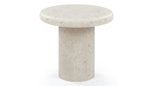 Valencia - Valencia Side Table, Limestone