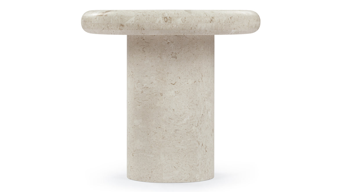 Valencia - Valencia Side Table, Limestone