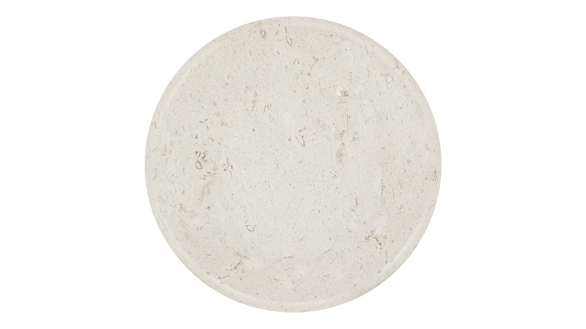 Valencia - Valencia Side Table, Limestone