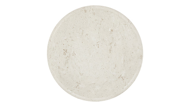 Valencia - Valencia Side Table, Limestone