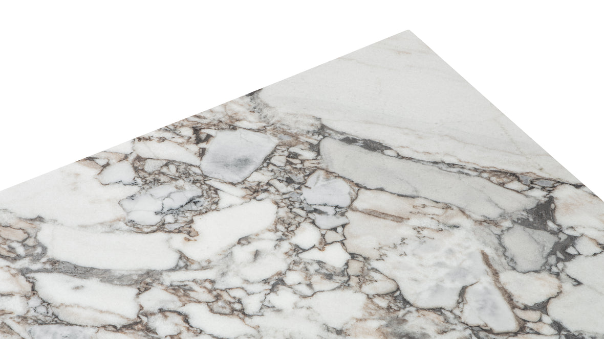Enzo - Enzo Dining Table, Modellato Marble, 98in