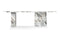 Enzo - Enzo Dining Table, Modellato Marble, 98in