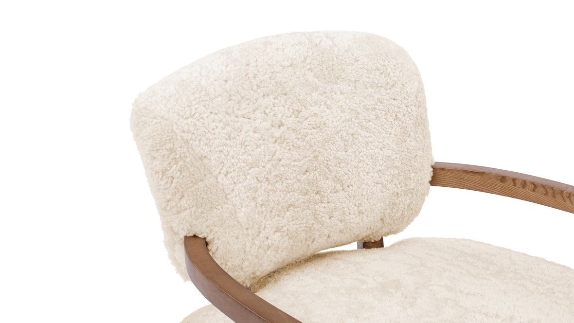 Cabana - Cabana Chair, Natural Luxe Sheepskin