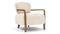 Cabana - Cabana Chair, Natural Luxe Sheepskin