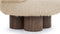 Lana - Lana Chair, Almond Long Hair Sherpa and Walnut