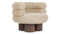 Lana - Lana Chair, Almond Long Hair Sherpa and Walnut