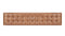 Manhattan - Manhattan Three Seater Bench, Tan Premium Leather