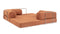 Teddy - Teddy Sleeper Sofa, Orange Corduroy