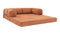 Teddy - Teddy Sleeper Sofa, Orange Corduroy