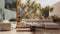 Marenco Outdoor - Marenco Outdoor Lounge Chair, Latte Performance Weave