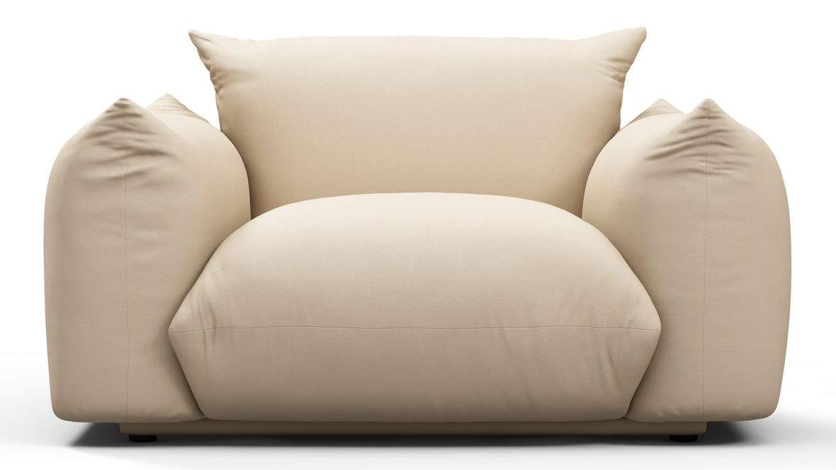 Marenco Outdoor - Marenco Outdoor Lounge Chair, Latte Performance Weave