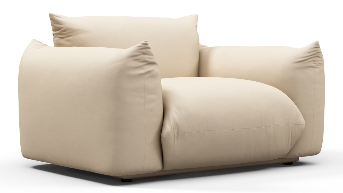 Marenco Outdoor - Marenco Outdoor Lounge Chair, Latte Performance Weave
