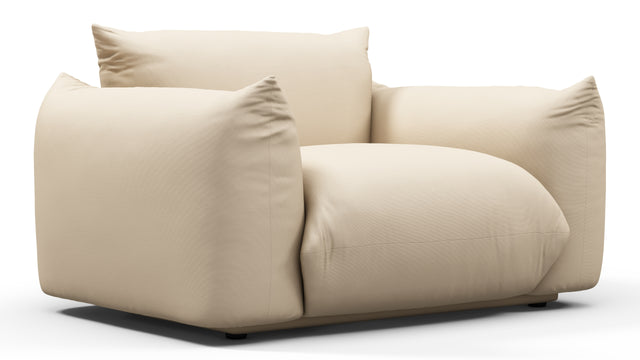 Marenco Outdoor - Marenco Outdoor Lounge Chair, Latte Performance Weave