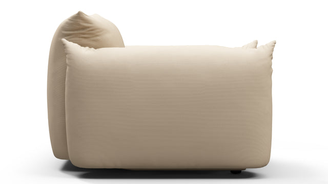 Marenco Outdoor - Marenco Outdoor Lounge Chair, Latte Performance Weave