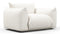 Marenco Outdoor - Marenco Outdoor Lounge Chair, Soft White Performance Weave