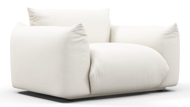 Marenco Outdoor - Marenco Outdoor Lounge Chair, Soft White Performance Weave