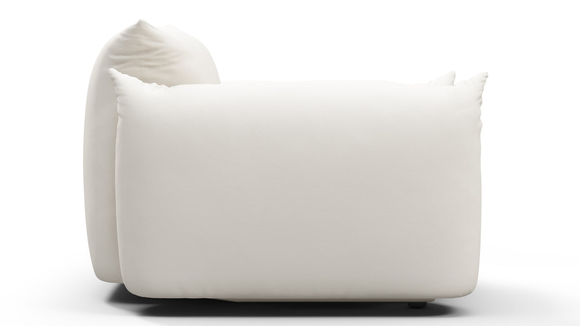 Marenco Outdoor - Marenco Outdoor Lounge Chair, Soft White Performance Weave