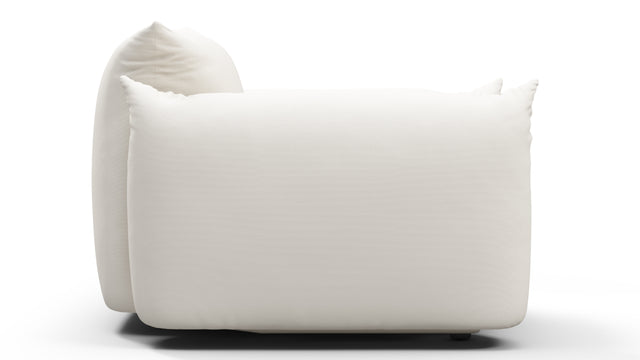 Marenco Outdoor - Marenco Outdoor Lounge Chair, Soft White Performance Weave
