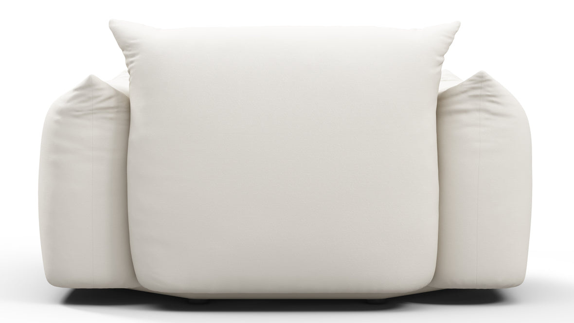 Marenco Outdoor - Marenco Outdoor Lounge Chair, Soft White Performance Weave