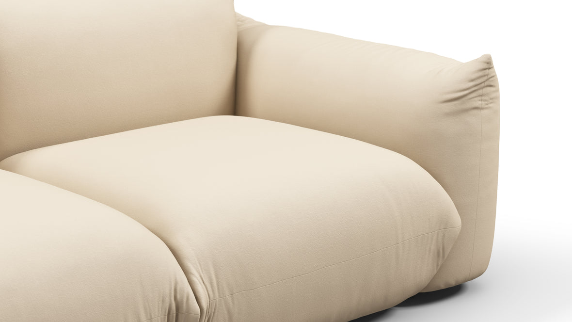 Marenco Outdoor - Marenco Outdoor Three Seater Sofa, Latte Performance Weave