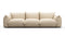 Marenco Outdoor - Marenco Outdoor Three Seater Sofa, Latte Performance Weave