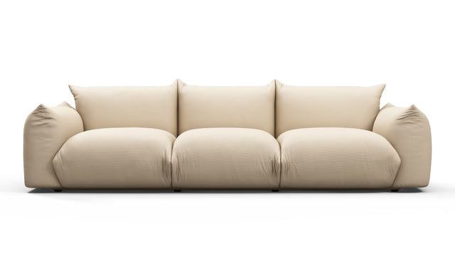 Marenco Outdoor - Marenco Outdoor Three Seater Sofa, Latte Performance Weave