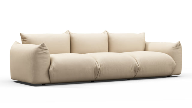 Marenco Outdoor - Marenco Outdoor Three Seater Sofa, Latte Performance Weave
