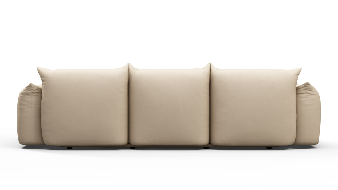 Marenco Outdoor - Marenco Outdoor Three Seater Sofa, Latte Performance Weave