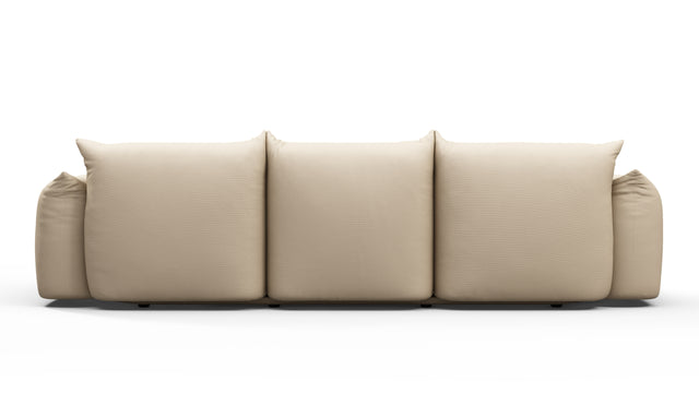 Marenco Outdoor - Marenco Outdoor Three Seater Sofa, Latte Performance Weave