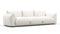 Marenco Outdoor - Marenco Outdoor Three Seater Sofa, Soft White Performance Weave
