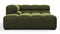 Tufty - Tufty Module, Deep Left Corner Half, Thyme Luxe Velvet