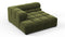 Tufty - Tufty Module, Deep Left Corner Half, Thyme Luxe Velvet
