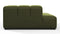 Tufty - Tufty Module, Deep Left Corner Half, Thyme Luxe Velvet