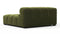 Tufty - Tufty Module, Deep Left Corner Half, Thyme Luxe Velvet