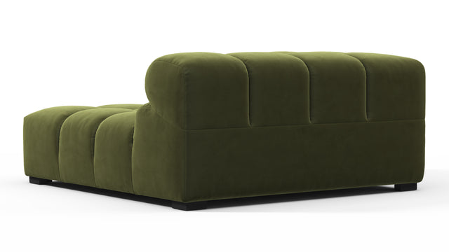 Tufty - Tufty Module, Deep Left Corner Half, Thyme Luxe Velvet