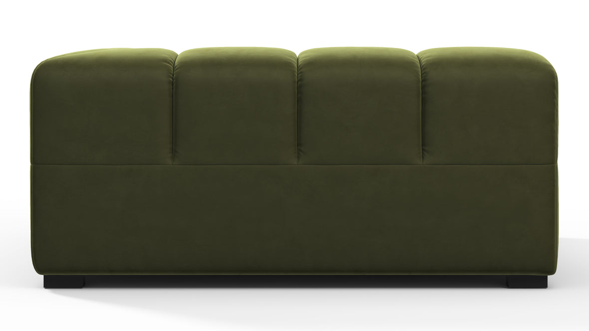 Tufty - Tufty Module, Deep Left Corner Half, Thyme Luxe Velvet