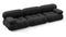 Bellini Outdoor - Mario Bellini Outdoor Three Seater Sofa, Black Performance Weave