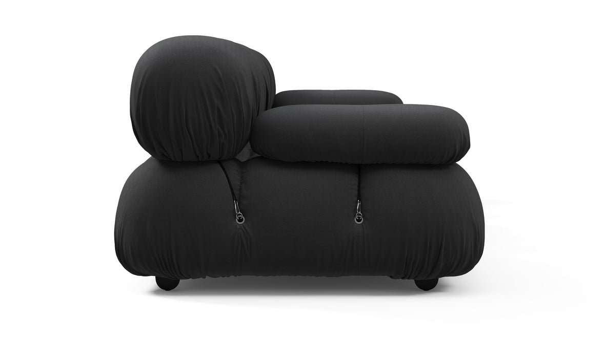 Bellini Outdoor - Mario Bellini Outdoor Three Seater Sofa, Black Performance Weave