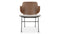 The Penguin - The Penguin Lounge Chair, Wheat Gray Cashmere Wool and Walnut