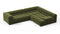 Tufty - Tufty Sectional, Right Corner, Thyme Luxe Velvet