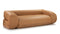 Anfibio - Anfibio Sleeper Sofa, Tan Vegan Leather