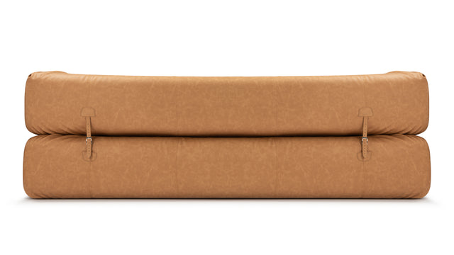 Anfibio - Anfibio Sleeper Sofa, Tan Vegan Leather