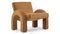 Arcata - Arcata Lounge Chair, Caramel Plush Velvet