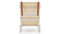 Lea - Lea Wicker Lounge Chair, Tan Premium Leather