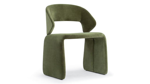 Suit - Suit Chair, Olive Green Velvet