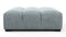 Tufty - Tufty Ottoman, Cerulean Chenille