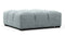 Tufty - Tufty Ottoman, Cerulean Chenille